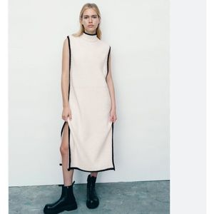 Zara Knit Tunic with contrast 🌟🌟🌟